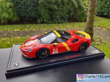 BBR 1:18 - Modelauto - Ferrari SF90 Stradale Rosso 499P WEC, Nieuw
