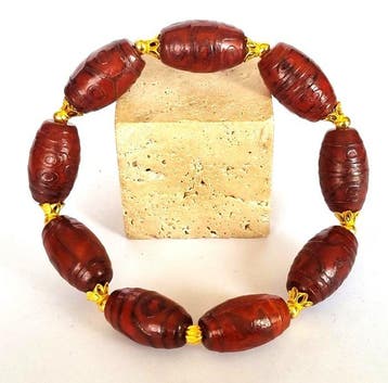 Agaat « Drakenbloed » dZiarmband – De Hemelse Ogen -