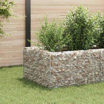vidaXL Gabion plantenbak verhoogd 360x90x50 cm staal, Verzenden