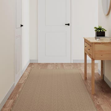 vidaXL Tapijtloper 80x200 cm sisal-look zandkleurig, Verzenden, Nieuw