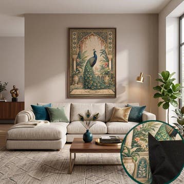 Paneel - GA009 - Decoratief Il Pavone del Palazzo –