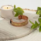 Koperen gezondheids-klemarmband OHM met 2 magneten, Ophalen of Verzenden, Nieuw