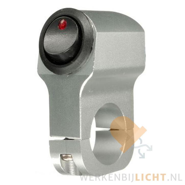 Aluminium stuurschakelaar zilver, Auto-onderdelen, Elektronica en Kabels, Nieuw, Ophalen of Verzenden