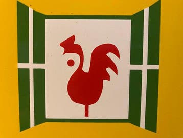 Gites de France - Emaille plaat - Emaille, Metaal