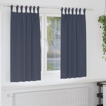 vidaXL Blackout Gordijnen met Ringen 2 st Antraciet 175 x, Verzenden, Nieuw