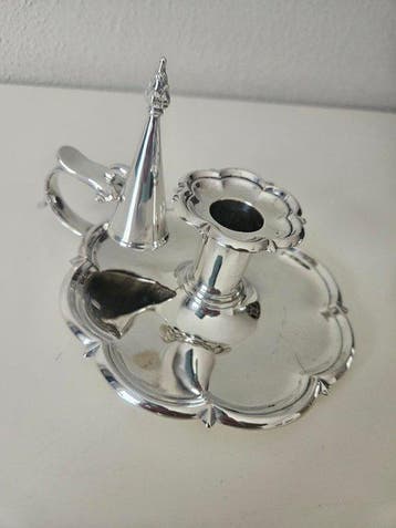 Kaarsenhouder - Zilver, Antiek en Kunst