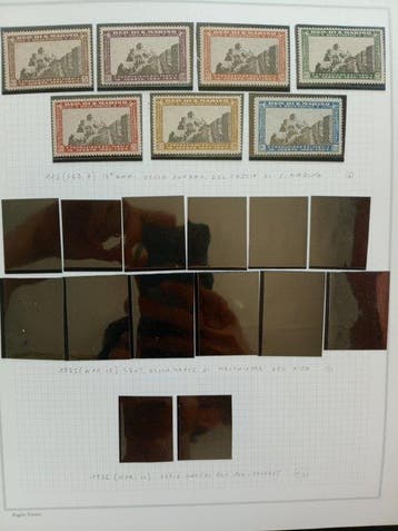 Saint-Marin - Collection de timbres incomplète avec quelques, Postzegels en Munten, Postzegels | Europa | Italië, Gestempeld