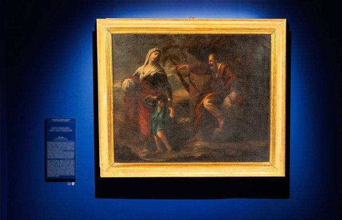 Guercino (1591 – 1666), Kring van - Abramo allontana Agar e, Antiek en Kunst, Kunst | Schilderijen | Klassiek