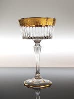 Tasse sur pied (6) - Or 24 ct - calice doré peint à la main