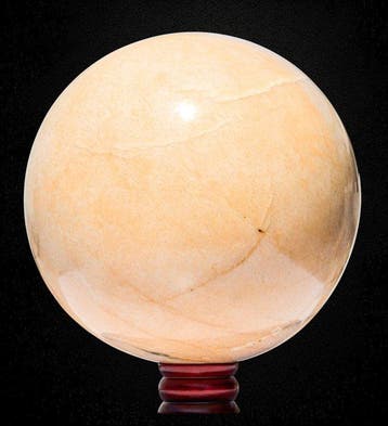 Massieve 17,04 kg Perzikmaansteenbol - 23,5 cm - Stone of