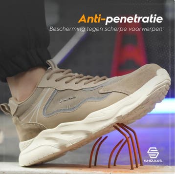 Voordelige werkschoenen maat 35 tot 47 Nu bij Retourkoop, Shraks, Verzenden, Zwart, Nieuw