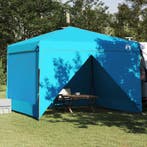 vidaXL Luifel Tent Blauw 290 x 290 x 251 cm Stof, Verzenden