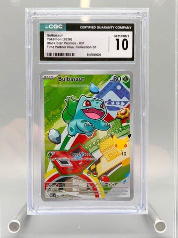 Pokémon Graded card - Bulbasaur - First Partner Illustration