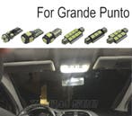 Kit 9 Ampoules Led Intérieur Pour Fiat Grande Punto 199 05-1, Verzenden