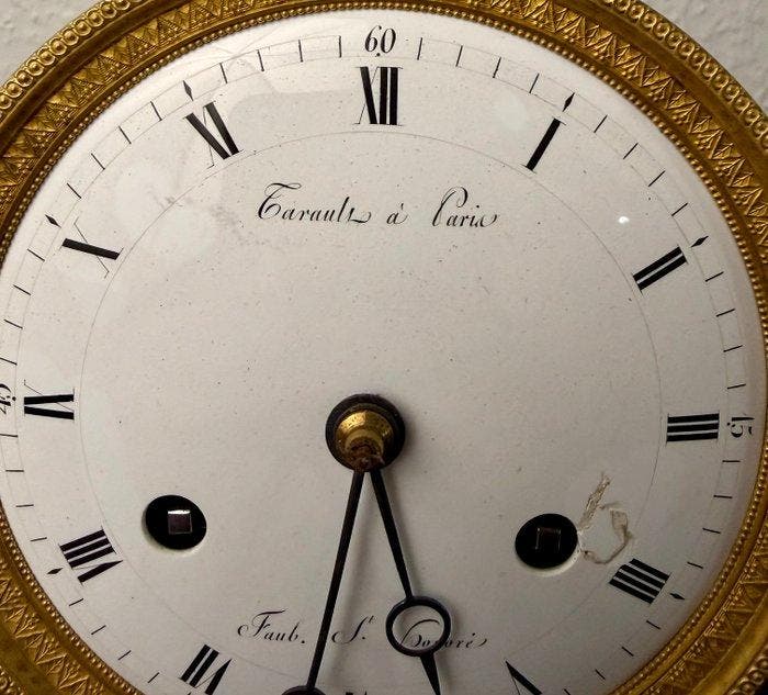Klok - Antiek - Verguld brons - 1800-1850, Antiquités & Art, Antiquités | Horloges