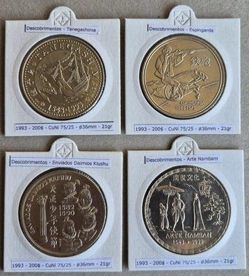 Portugal. Lote 11 moedas 1993/1994 (Zonder minimumprijs)