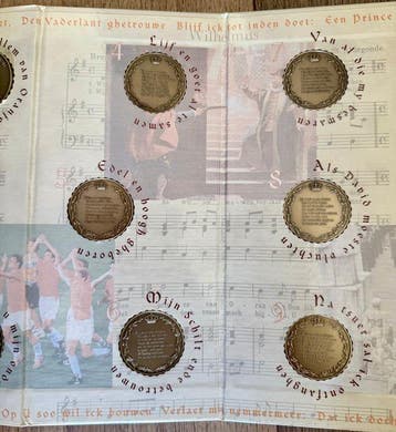 Pays-Bas. Het Wilhelmus in 16 Penningen – Complete Medal