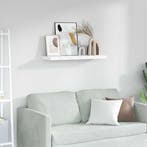vidaXL Wandplank met opslag Wit Marmer 80 x 23,5 x 4 cm, Huis en Inrichting, Verzenden, Nieuw
