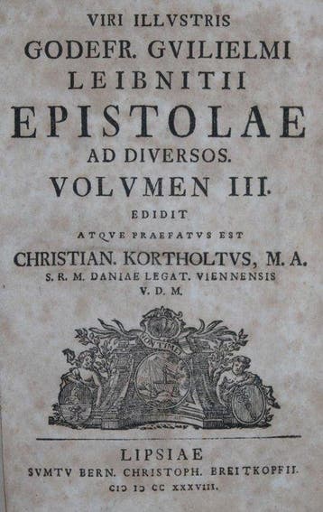 Gottfried Wilhelm Leibniz & Christian Kortholtvs - Viri