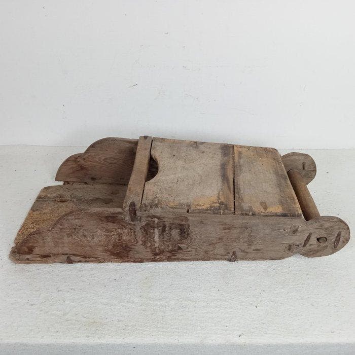 graanschep - Standaardmaat Industrieel design - authentiek,, Antiquités & Art, Curiosités & Brocante