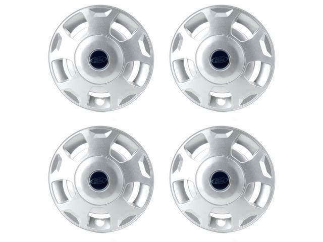 4x ORIGINAL Ford wielkap afdekkap 16 inch SILVER Transit 153, Auto-onderdelen, Banden en Velgen, Ophalen of Verzenden