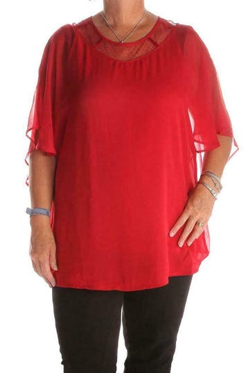 Blouse Zhenzi voile kant pas hals maat 54/56, Verzenden, Nieuw