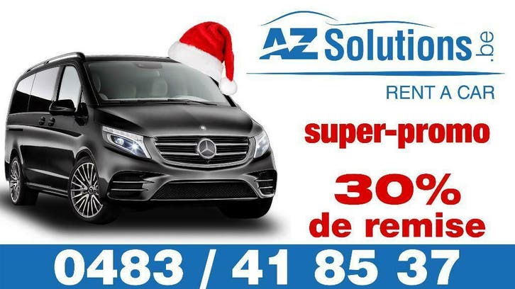 AZRental.be | Location Minibus 9P PROMO -60% T 0484/08.52.37, Services & Professionnels, Location | Auto & Moto
