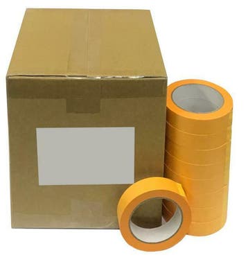 Yellow Gold Masking paperrice Washi-tape of Light Yellow FL, Verzenden, Nieuw