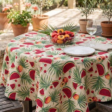 BA197 - Tissu Gobelin de Haute Qualité – Motif Fruits, Antiek en Kunst