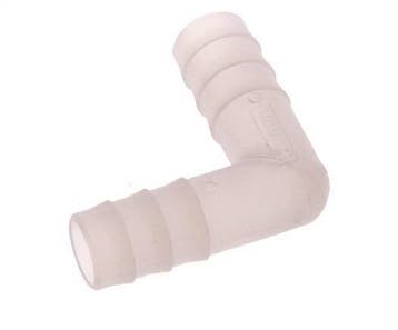 Raccordement de tuyau coudé en PVDF de 13 mm (1/2) [2, Verzenden, Nieuw