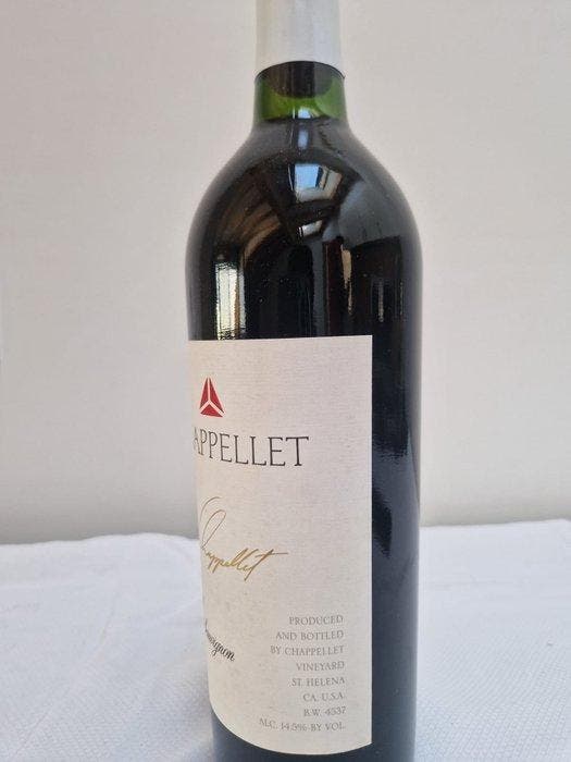 1999 Chappellet - Napa Valley - 1 Fles (0,75 liter), Collections, Vins