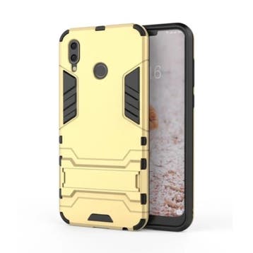 iPhone XS - Robotic Armor Case Cover Cas TPU Hoesje Goud +, Verzenden