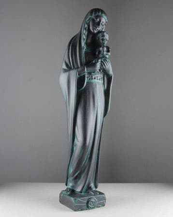 Trefoloni - Beeld, Madonna and Child - 53 cm - Gips