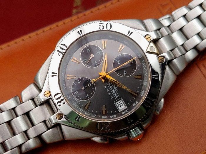 Lucien Rochat - Krab Chronograph - Valjoux 7750 - 0423521022, Bijoux, Sacs & Beauté, Montres | Hommes