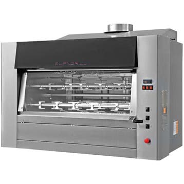 Kippengrill | LEGNA | Hout | 18 Spitten | 108 Kippen | 230V, Articles professionnels, Verzenden