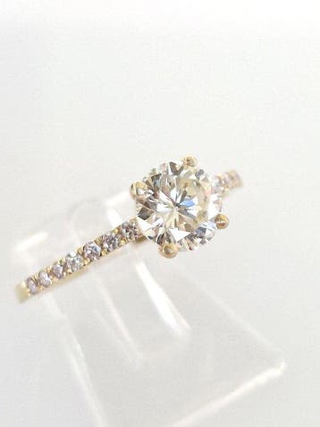Verlovingsring - 14 karaat Geel goud - 1.15ct. tw. Diamant