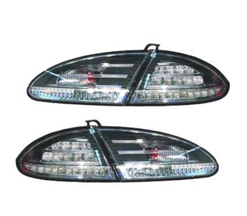 FEUX ARRIÈRE SEAT LEON 1P 04-09 LED FOND NOIR, Verzenden