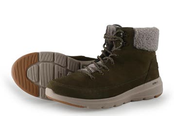 Skechers Veterboots in maat 41 Groen, Verzenden, Boots