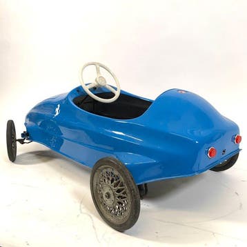 Giordani - Blikken speelgoedauto - Pedal car - Giordani -, Antiek en Kunst