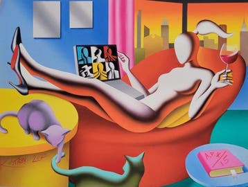 Mark Kostabi (1960) - Twlight Zinking