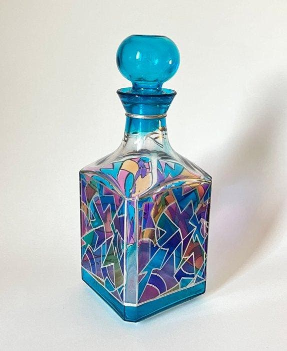 Style Luigi Bormioli (1946-1991) - Karaf - Modèle rare-Panse, Antiek en Kunst, Curiosa en Brocante