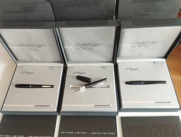 S.T. Dupont - James Bond 007 Limited Edition three pens -, Nieuw