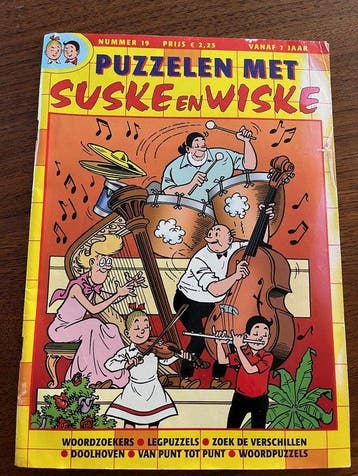 Puzzelen met Suske en Wiske vanaf 7 jaar - Vandersteen, Verzenden, Nieuw