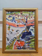 Post Fauvist School (XX) - Colorful Modern Park Scene