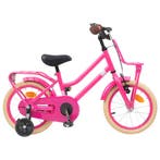vidaXL Kinderfiets 16 Inch voor 4-6 jaar oud Donkerroze, Verzenden