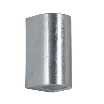 Wandverlichting modern Big Noa Up en Down Muurlamp Zink, Tuin en Terras, Verzenden, Nieuw