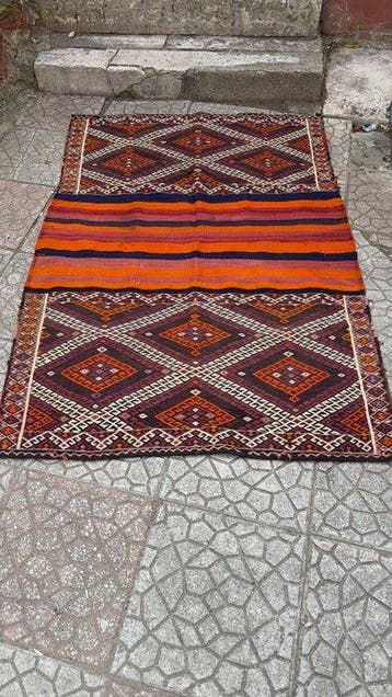 Kelim - 119 cm - 180 cm - Vintage tribal anatolien, Maison & Meubles, Ameublement | Tapis & Moquettes
