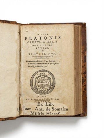 Platone; M. Ficino - Divini Platonis Operum - 1550