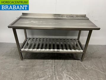 Table dévacuation en acier inoxydable pour lave-vaisselle à, Articles professionnels, Horeca | Autre, Verzenden