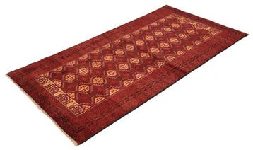 Beloudj - Vloerkleed - 201 cm - 103 cm - Handgemaakt -